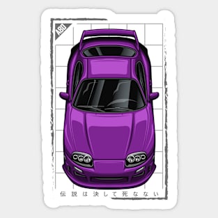 Supra JZA80 MKIV (Midnight Purple) Sticker